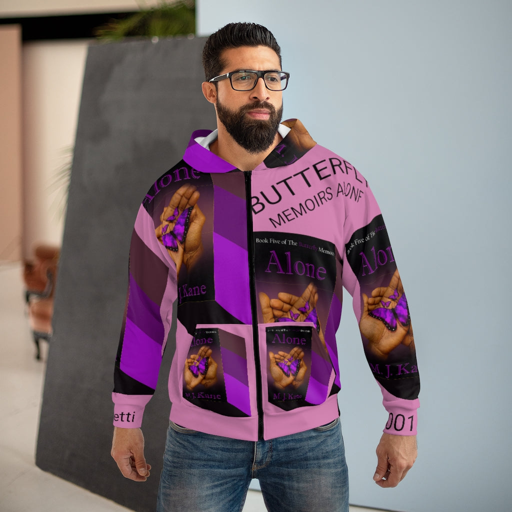 KTEK Butterfly NFT Collection - #koinfetti Creator - Author Tsar - Unisex Zip Hoodie